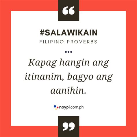 Salawikain: Tagalog Proverbs w/ English & Spanish Translation.
